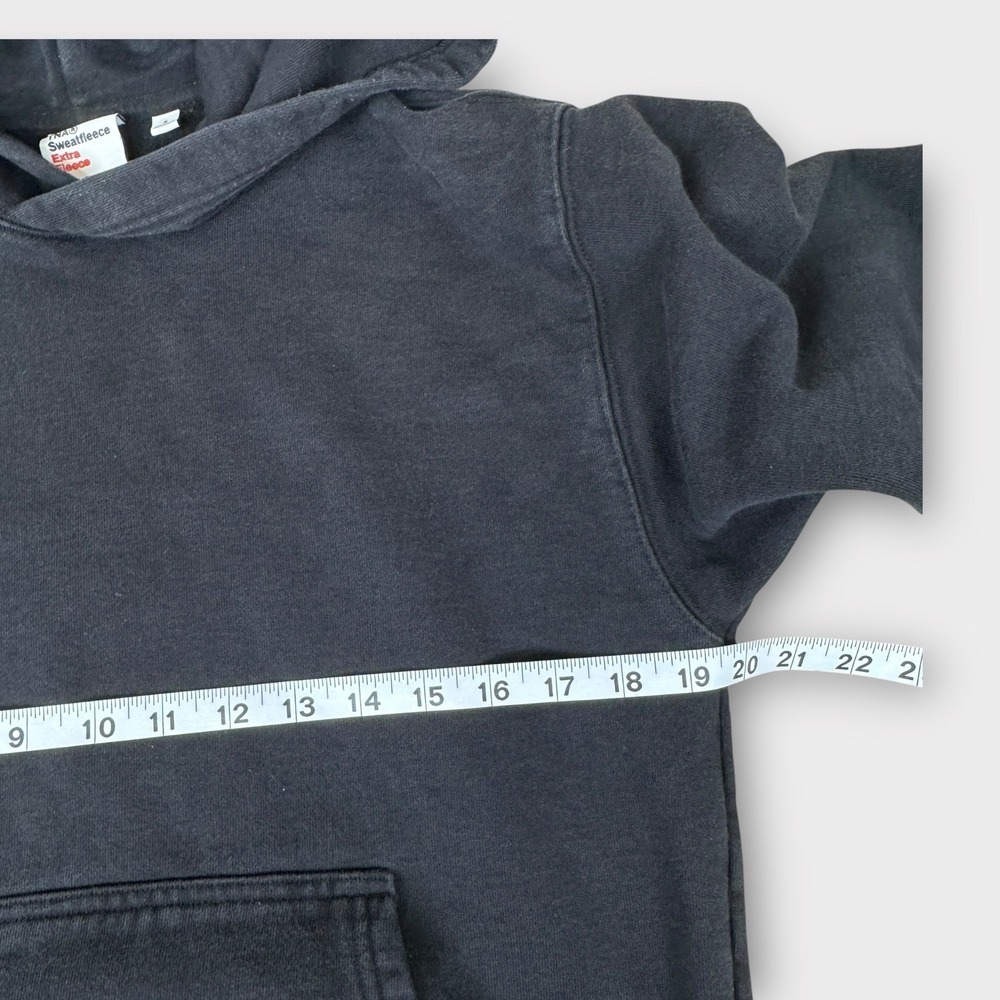 TNA Extra Fleece Perfect Fit Hoodie Black Small Heavy Organic Cotton Blend - Picture 7 of 8